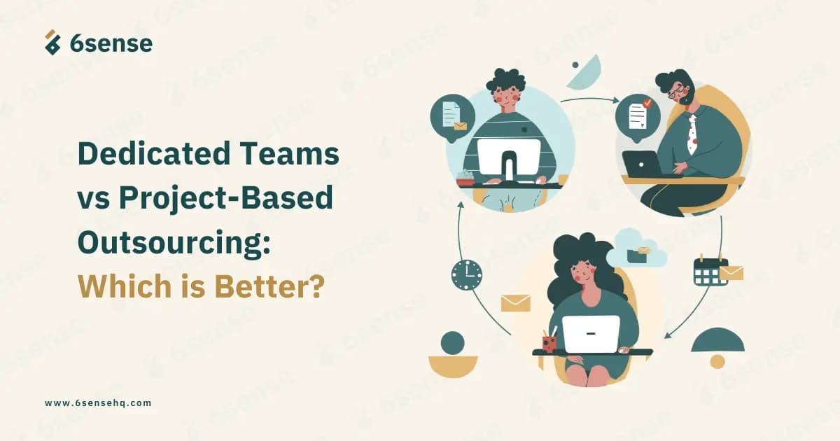 Comparison of dedicated teams vs project-based outsourcing: exploring which option is more effective for businesses